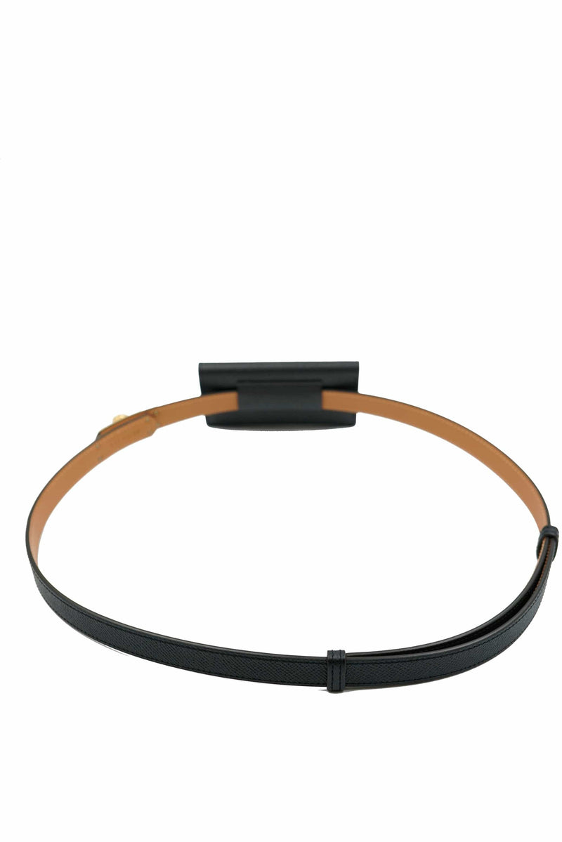 Hermes Kelly Belt Leather Thin Black 195056169