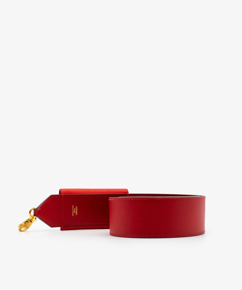 Hermès Hermes Kelly Pocket Strap Red RJL1017
