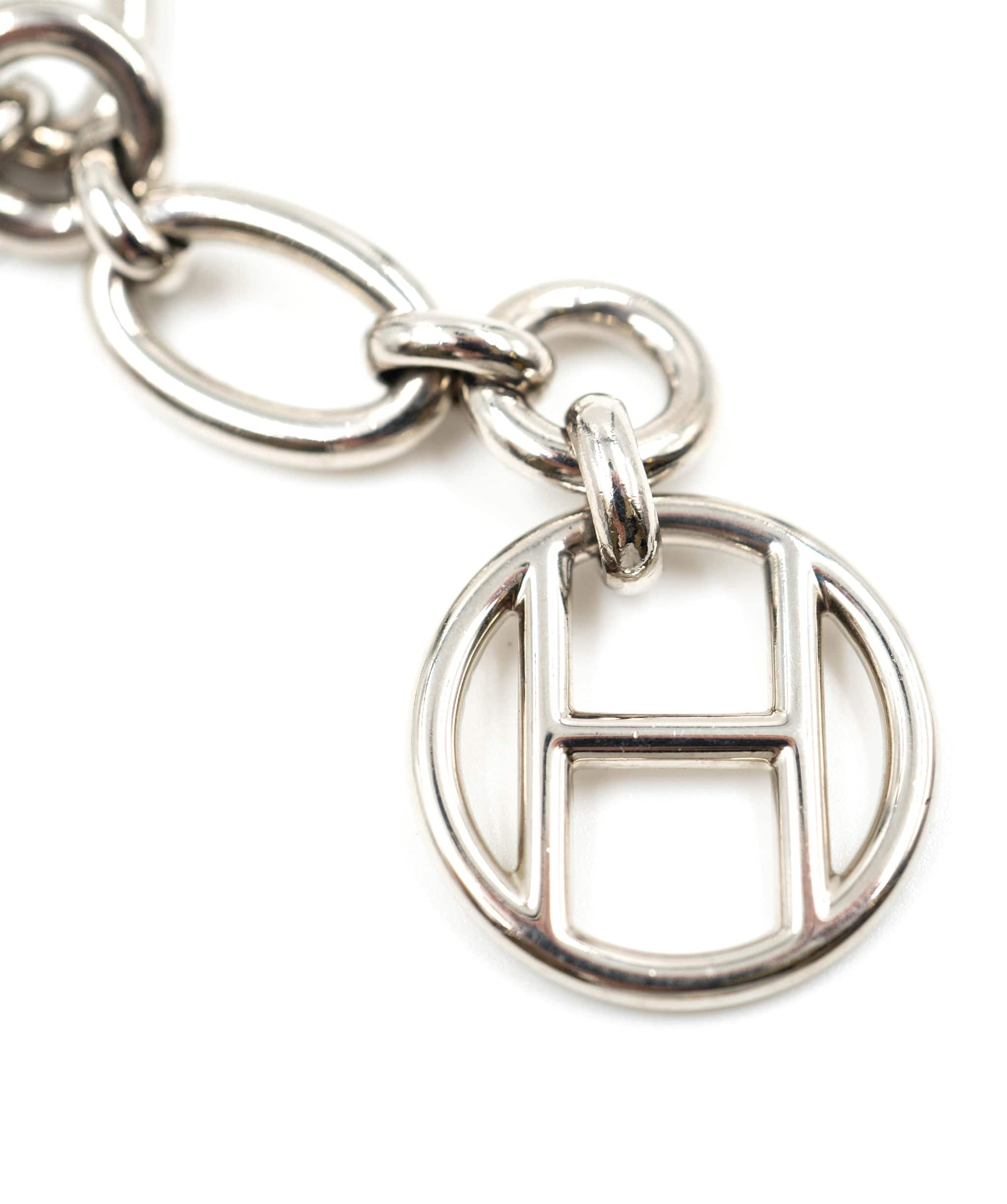 Hermès Hermes Olga charm PHW Chain Belt MW2159