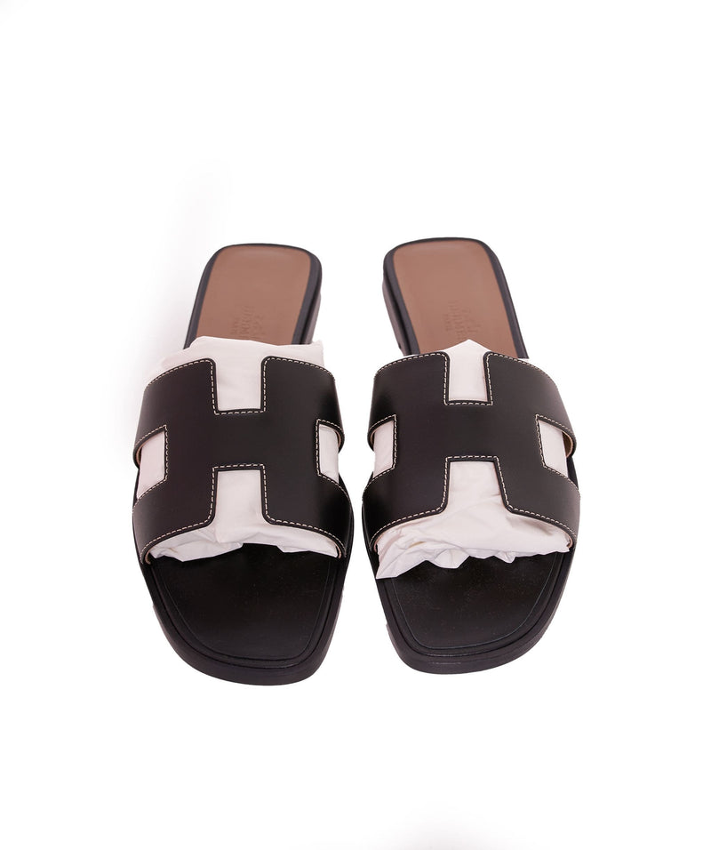 Hermès Hermes Oran Black sandals