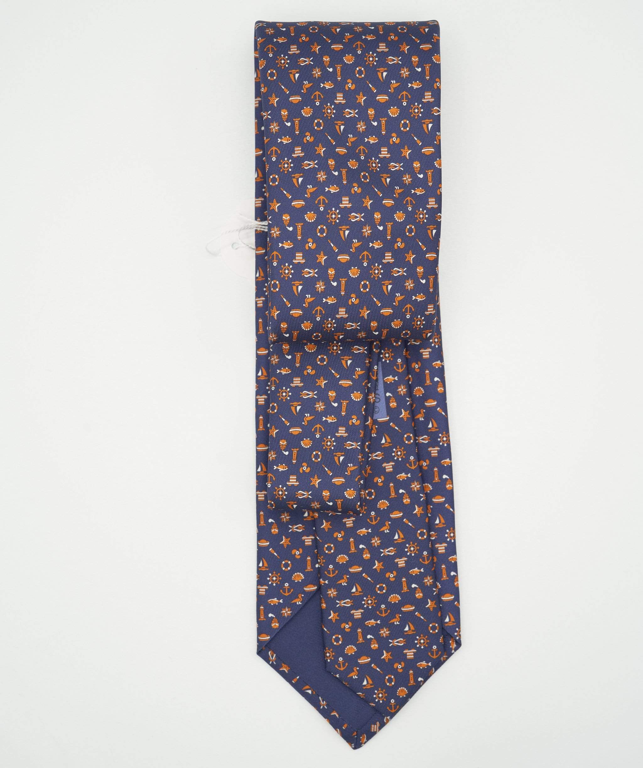 Hermès Hermes Sea Side Print Tie LC-TIE-02