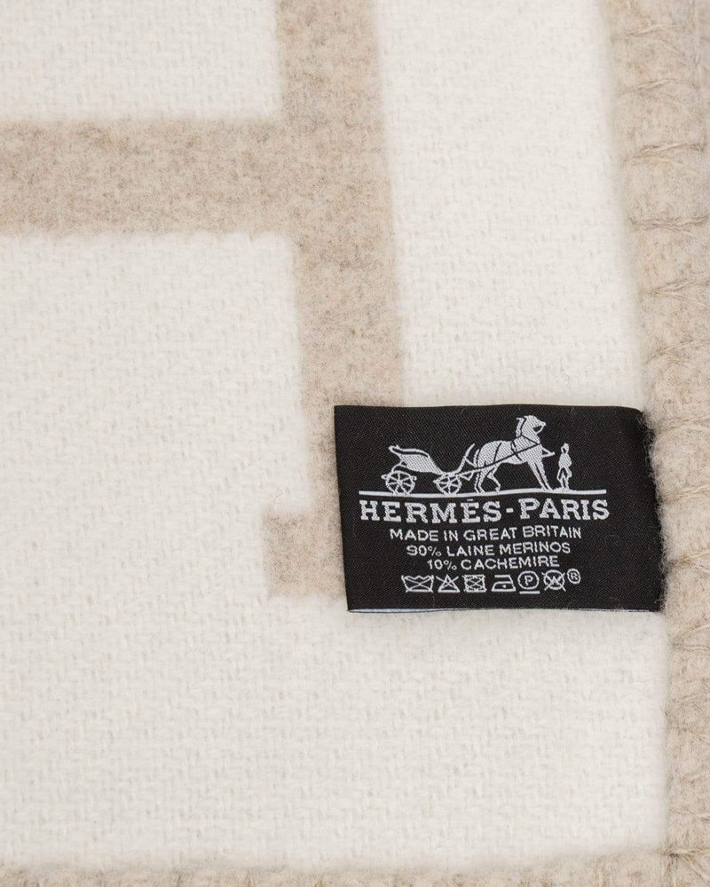 Hermès Preloved Hermes Camomile Avalon Blanket - AGL1405