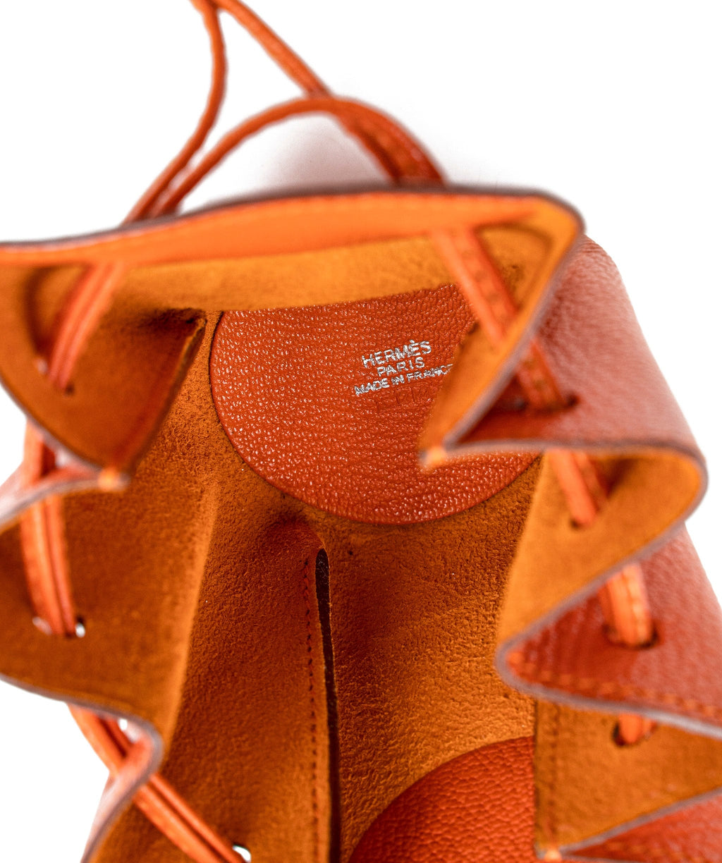 Hermès Vespa Orange Leather ref.481090 - Joli Closet