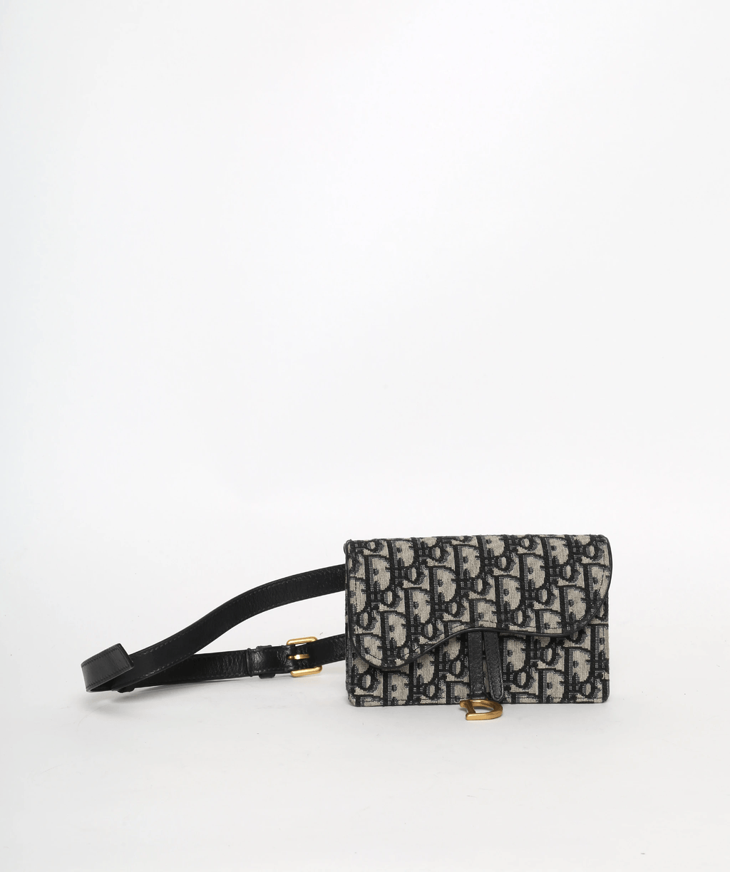 Dior Saddle Oblique Jacquard Belt Bag - Touched Vintage