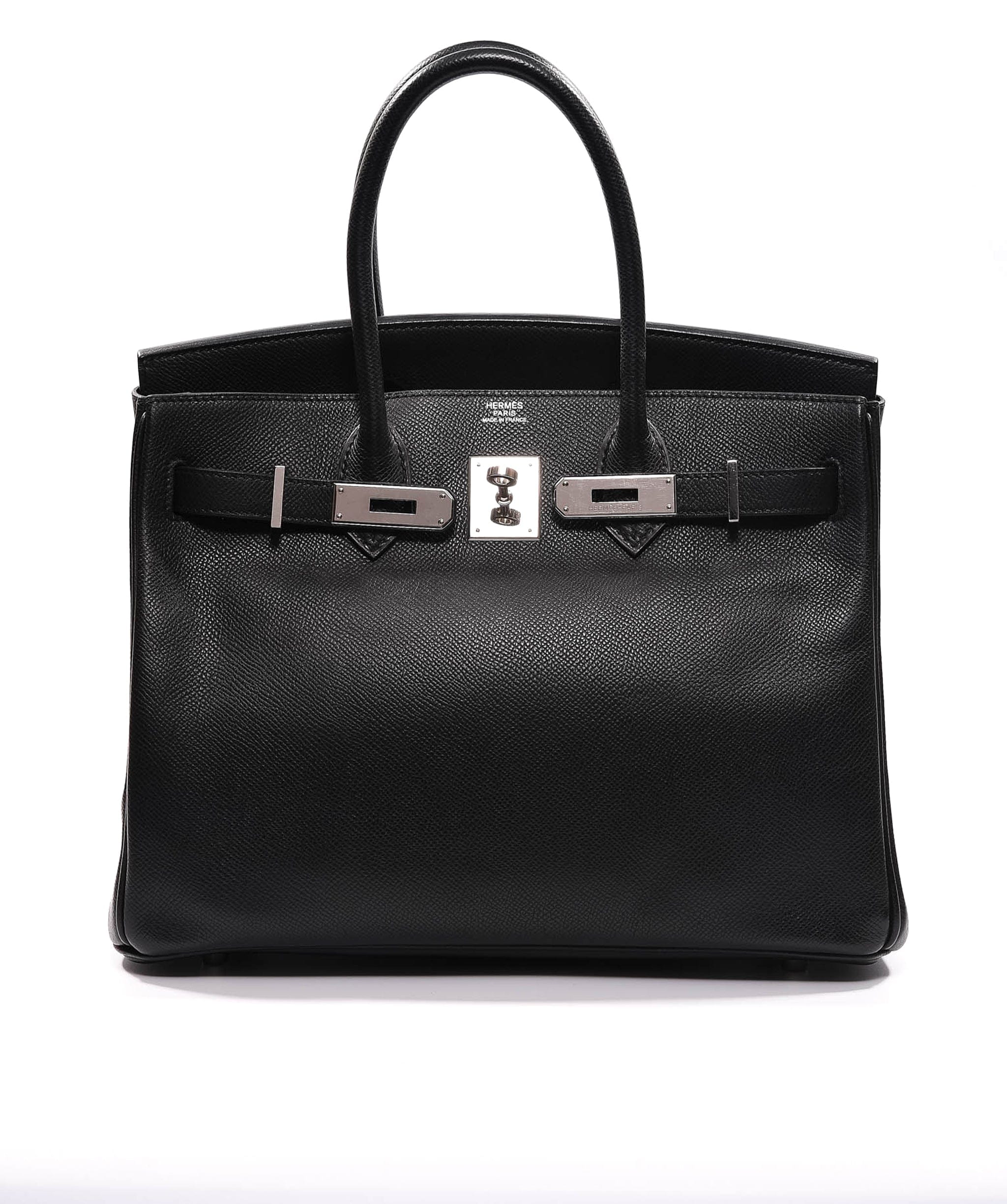 Hermès Hermès B30 Black Epsom Phw #L ASL3154