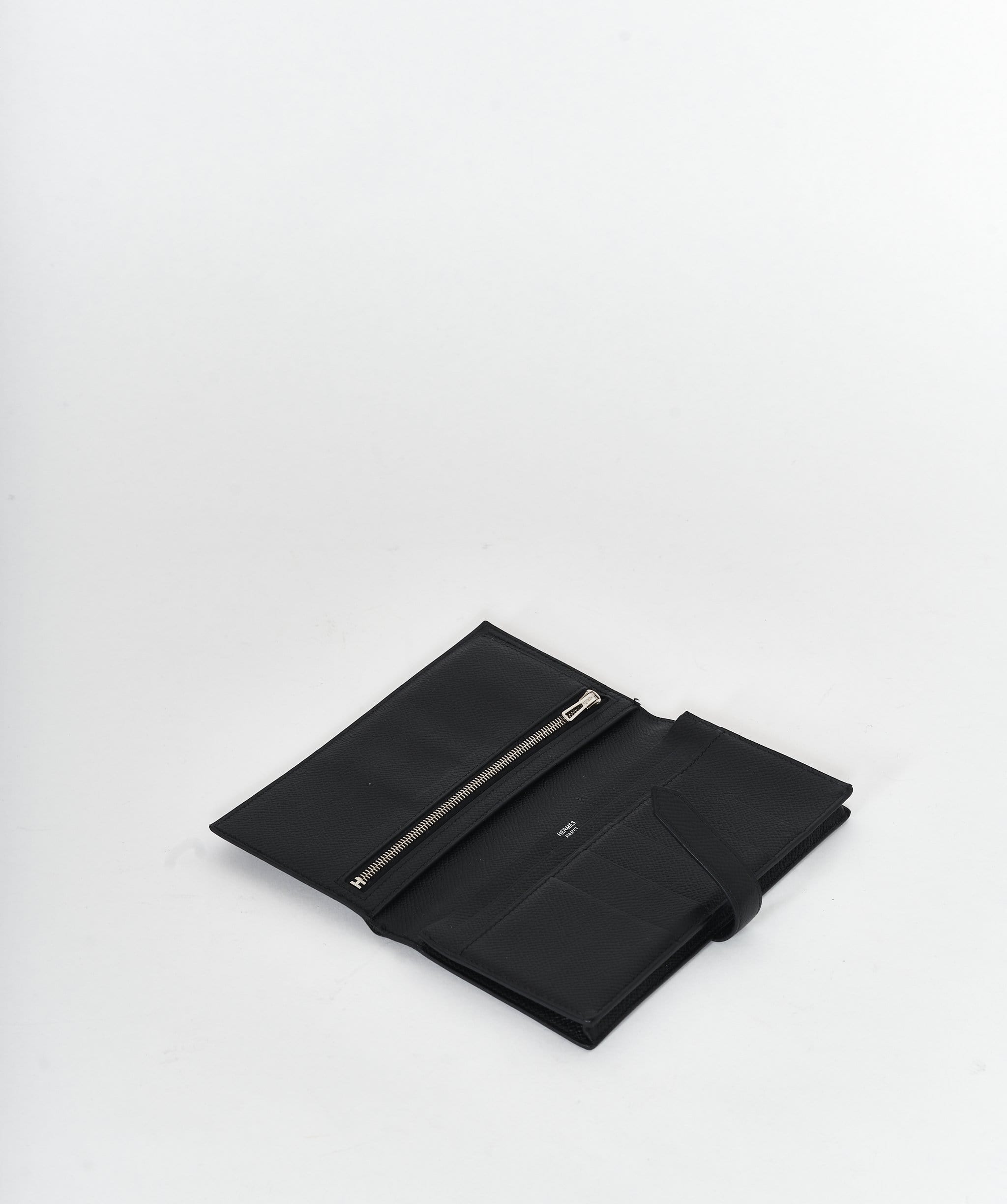 Hermès Hermes Bearn wallet in black