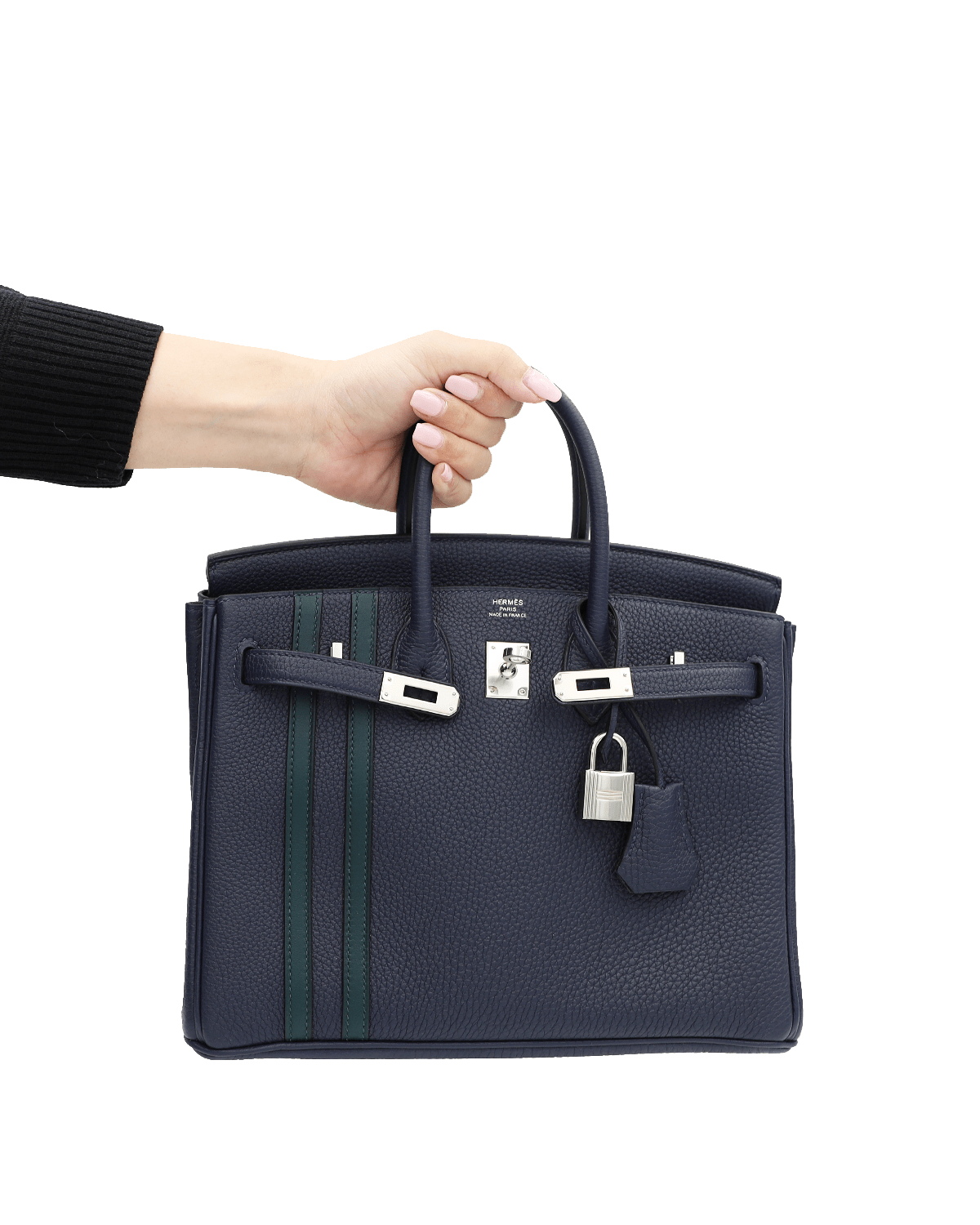 Hermes Birkin 25 Officier Blue Nuit PHW ASL2239 LuxuryPromise