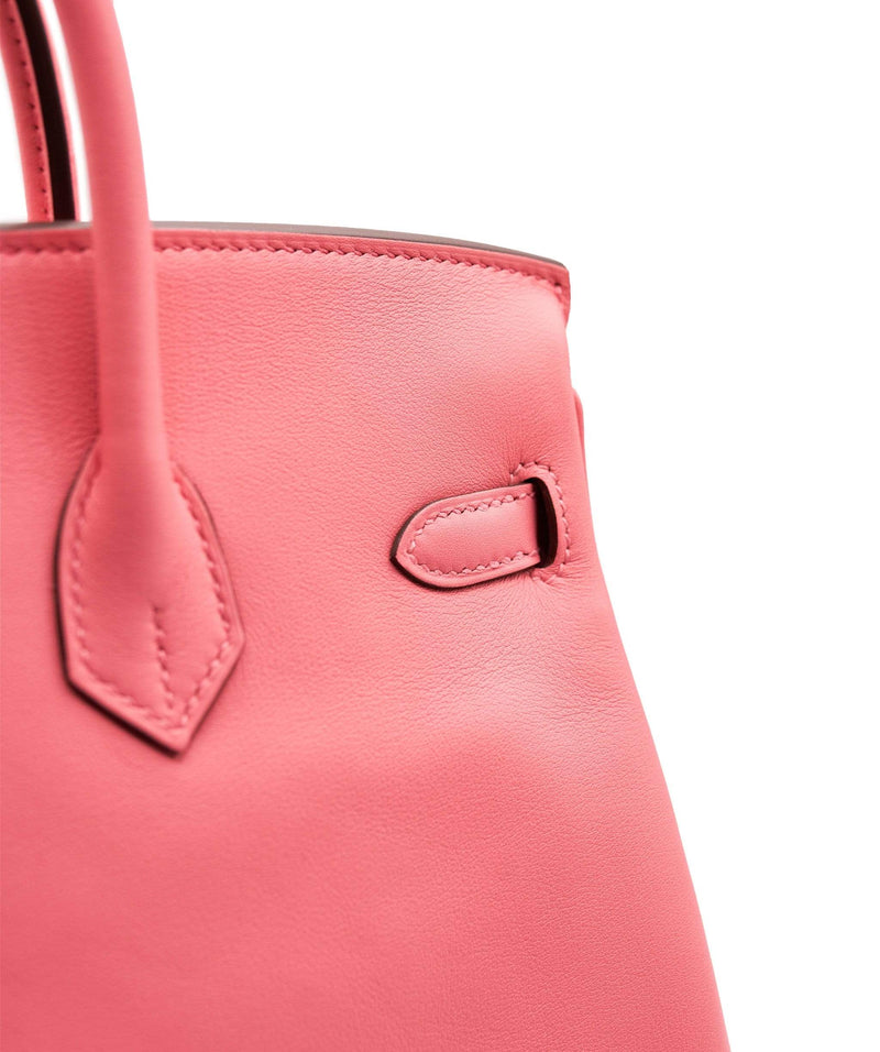Hermes Birkin 25cm Bag Pink Swift Silver Hardware $2585 - Nadine Collections