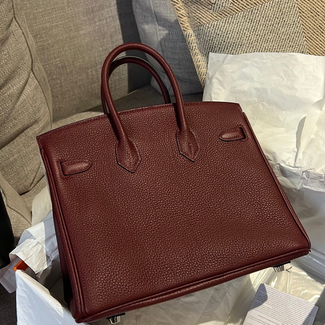 Hermès Hermes birkin 25 rouge H togo leather ASL4336