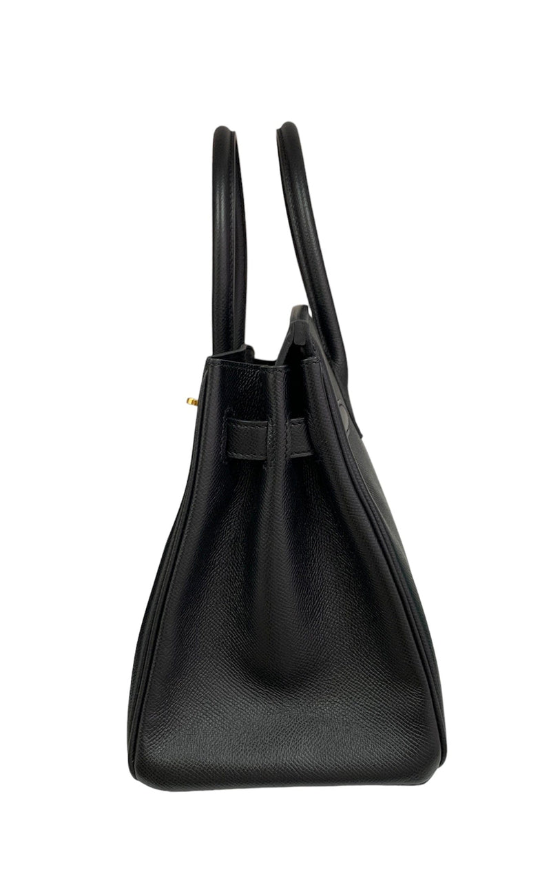 Hermès Hermes Birkin 30 Black Epsom GHW #P SKL1369