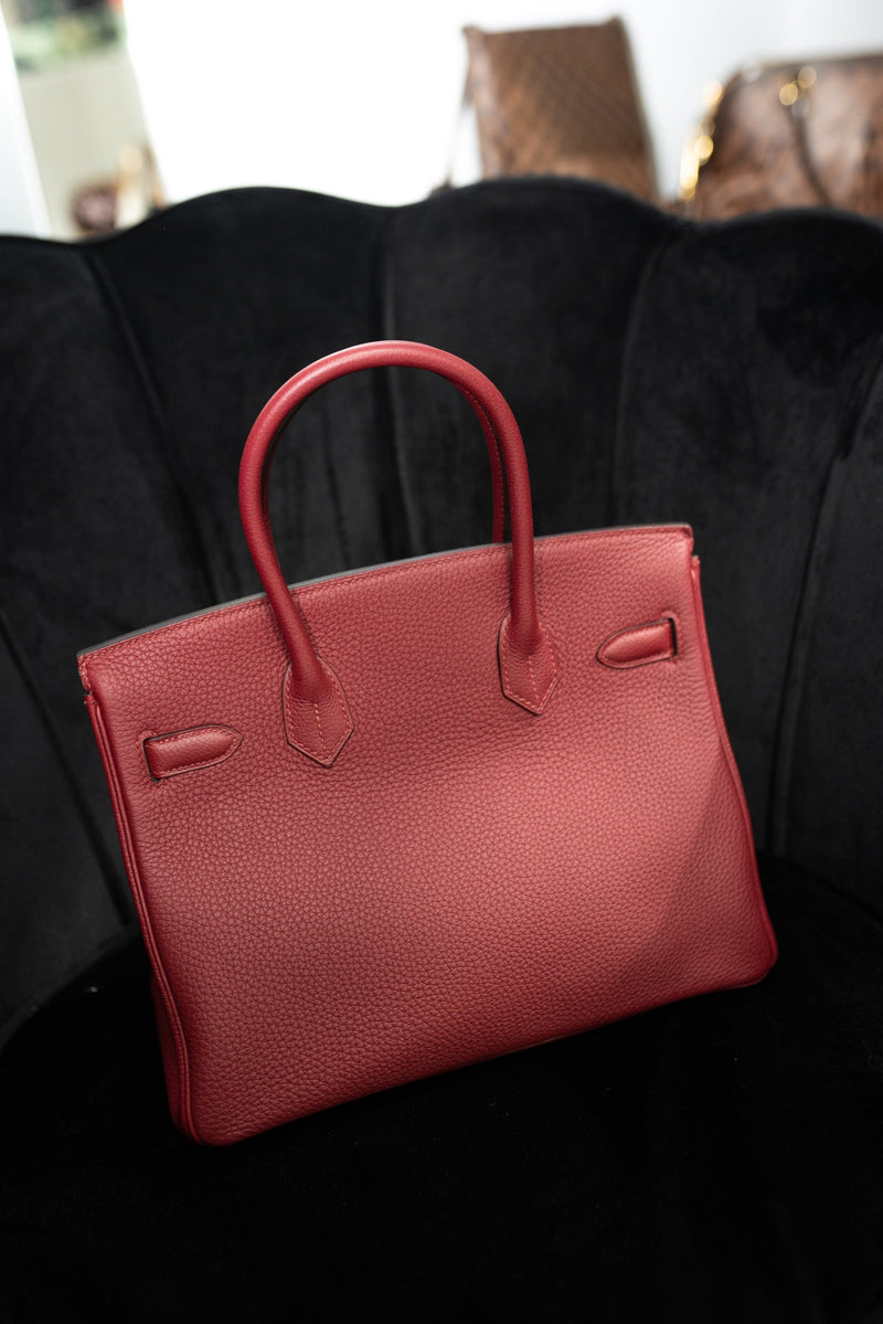 Hermes Rouge Grenat Paris Bombay bag 35 – The Closet