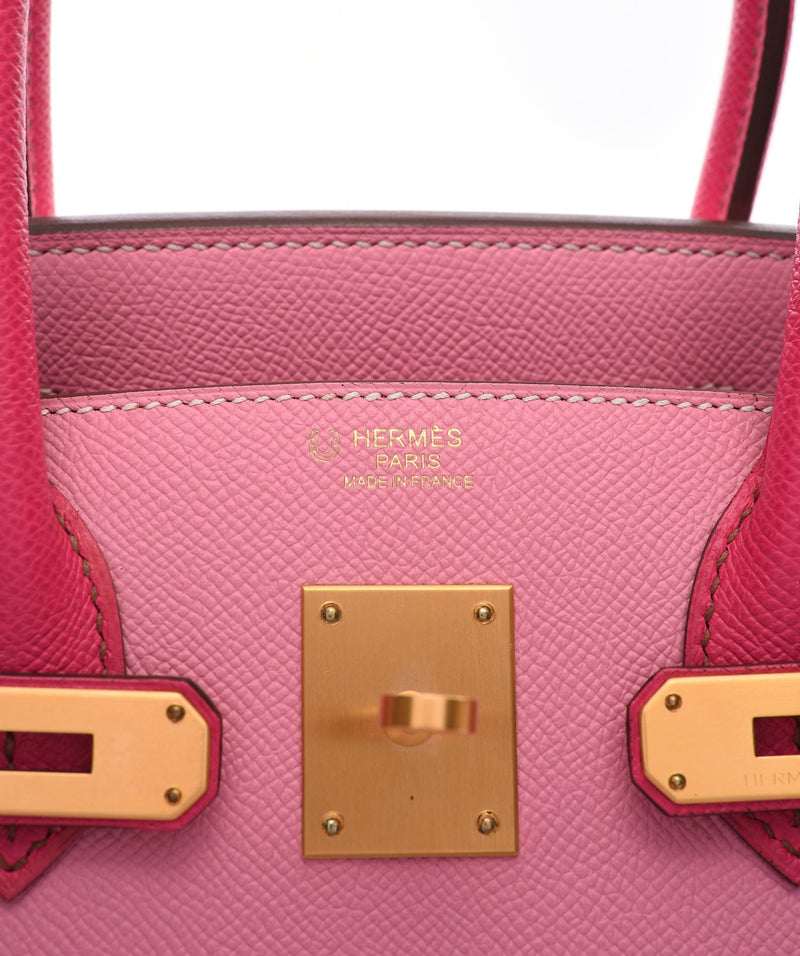 Hermes Birkin 30 HSS Rose Confetti Epsom GHW # SKL1142 – LuxuryPromise