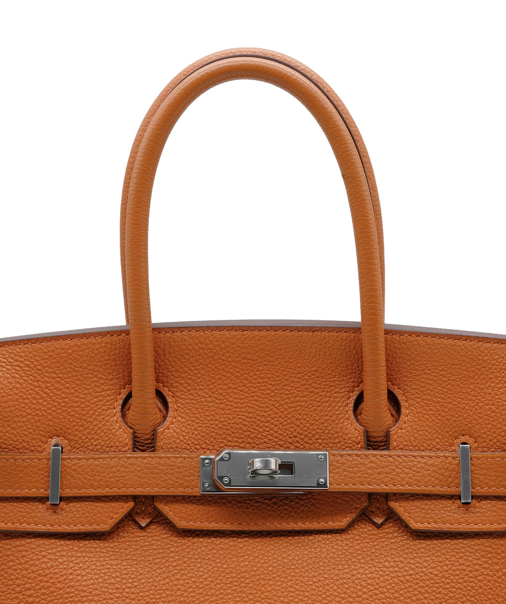 Hermès Orange Swift Birkin 30 30cm