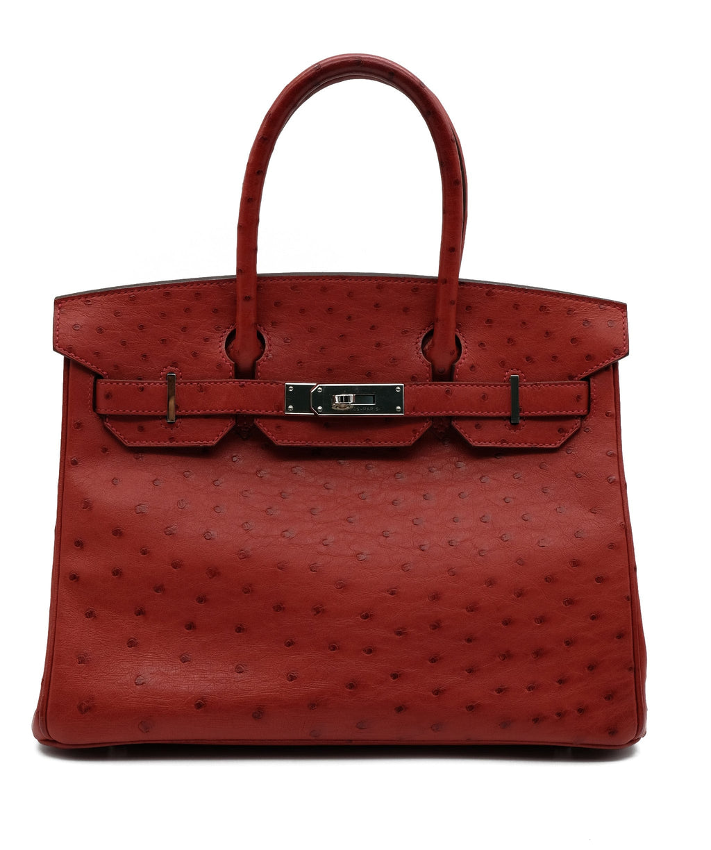 Ostrich deals birkin 30