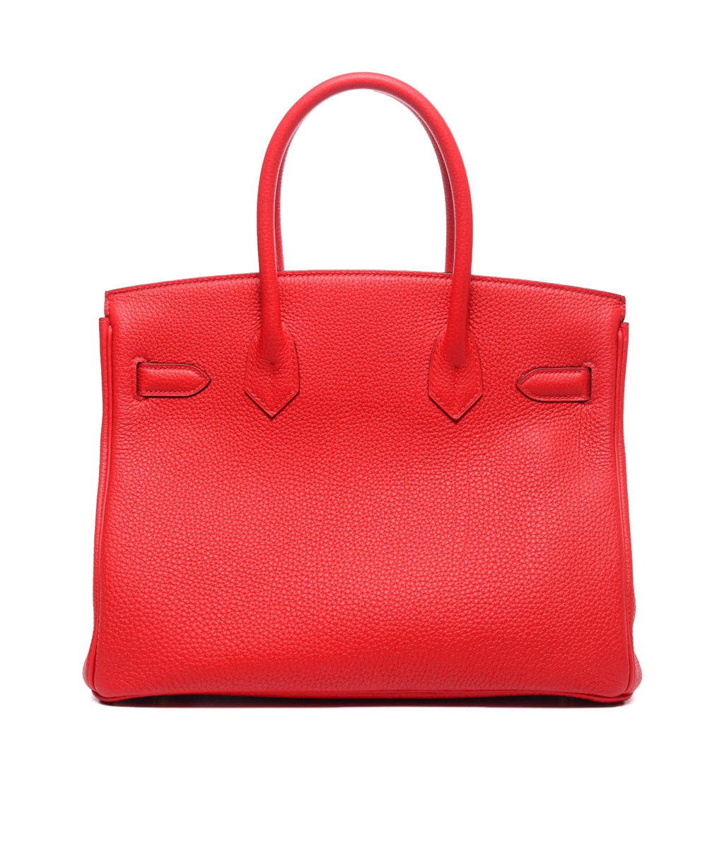 red hermes birkin