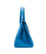 Hermès Hermes Birkin 30 Verso Blue Zanzibar / Malacite PHW #A SKL1438