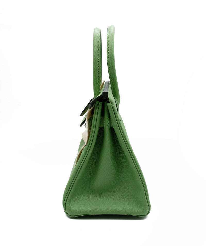 Hermes, Bags, Sold Hermesepsom Birkin 3 Vert Criquet 202 New Comes With  Everything