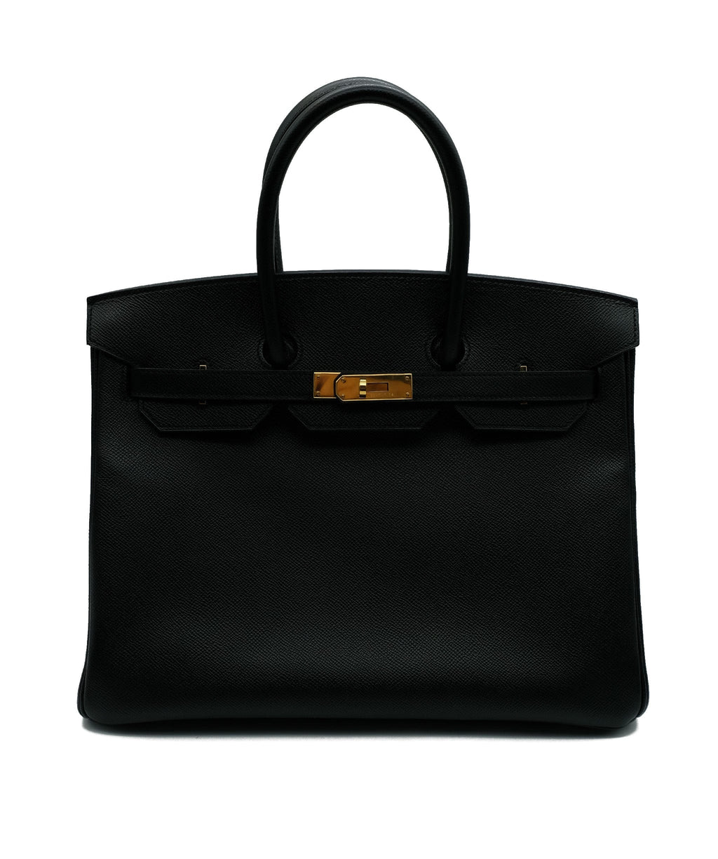 Hermes Birkin 35 Black Epsom GHW #Q SKL1343 – LuxuryPromise