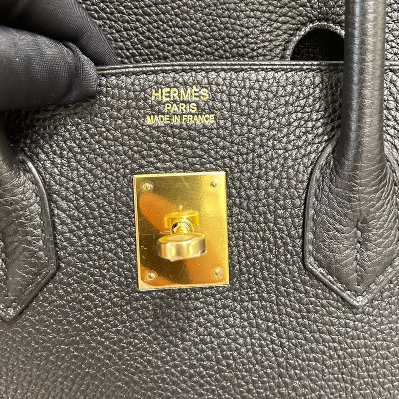 Hermes birkin 25 black Togo gold hardware – LuxuryPromise