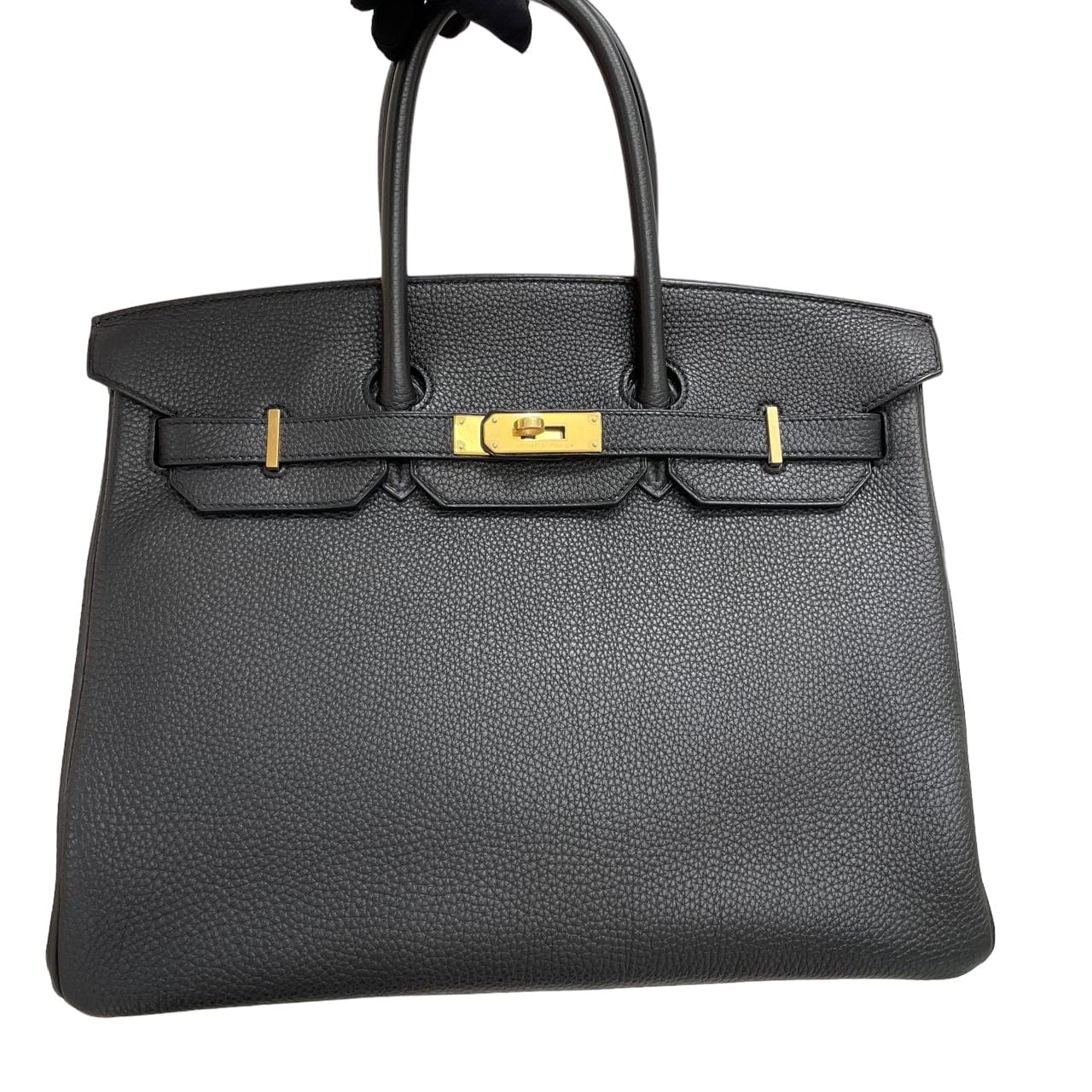 Hermès Hermes Birkin 35 Black Togo GHW #P SKL1544