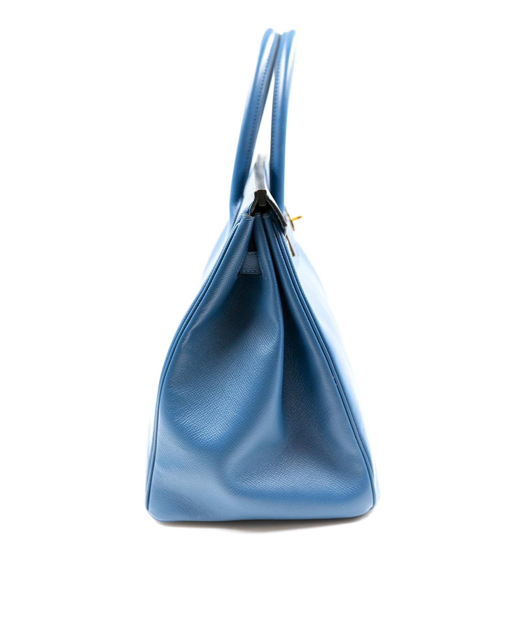 Hermès Hermes Birkin 35 Blue Agate Epsom Leather GHW - AGL2010