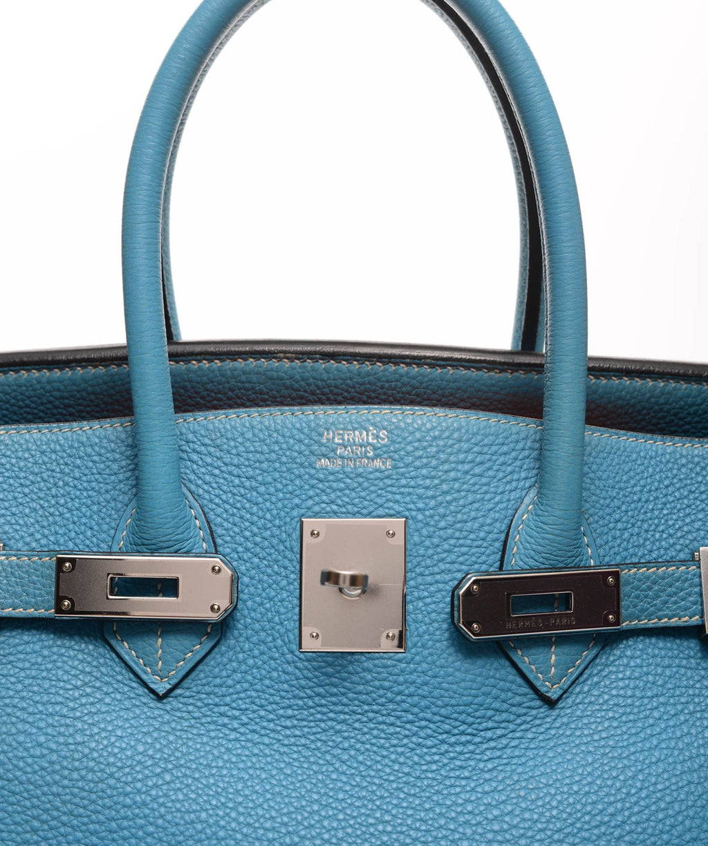 Hermes Birkin 35 Blue Jean Togo Phw #H SKL1214 – LuxuryPromise