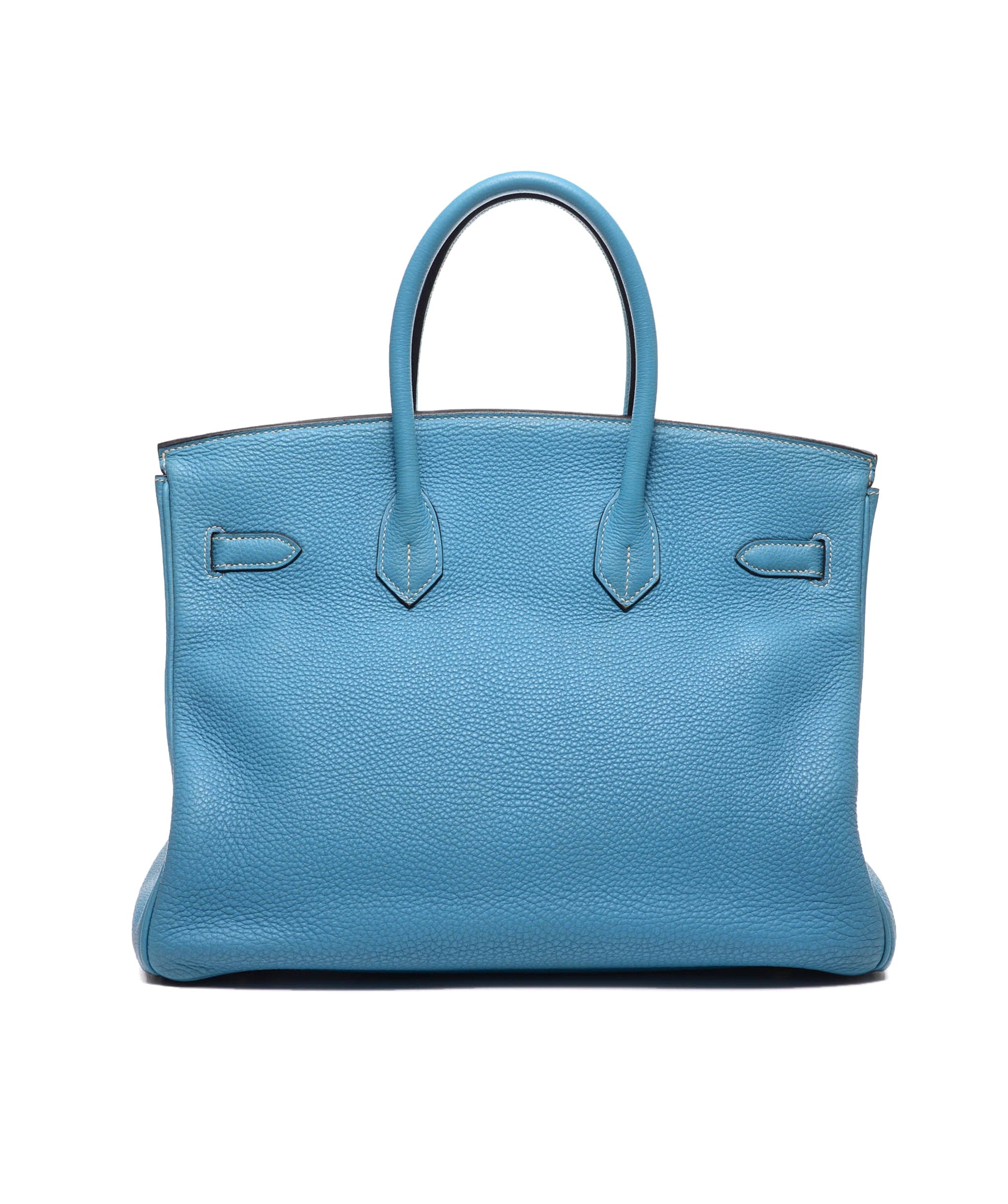 Hermès Hermes Birkin 35 Blue Jean Togo Phw #H SKL1214
