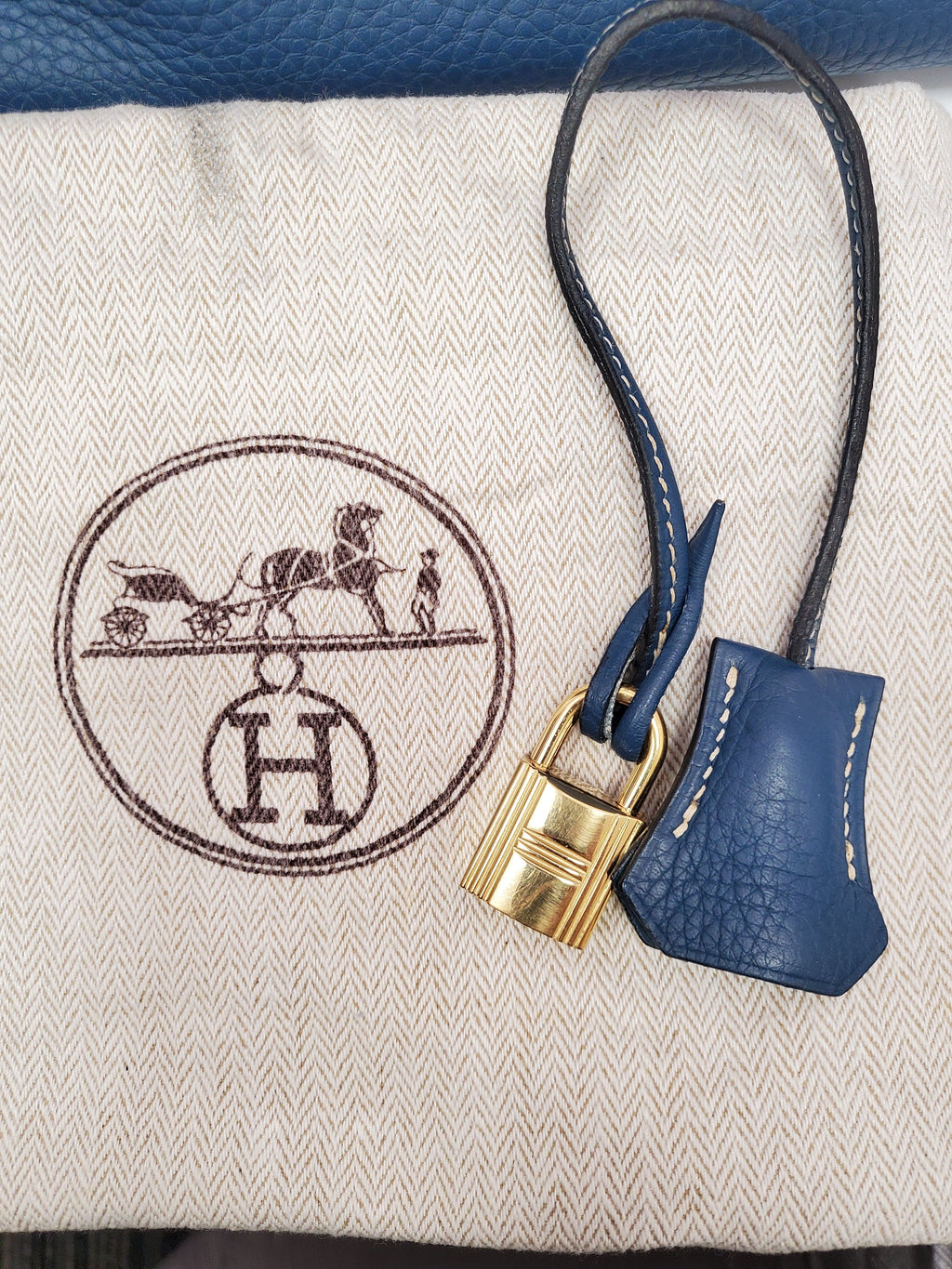 Hermès Birkin 35 Blue Thalassa