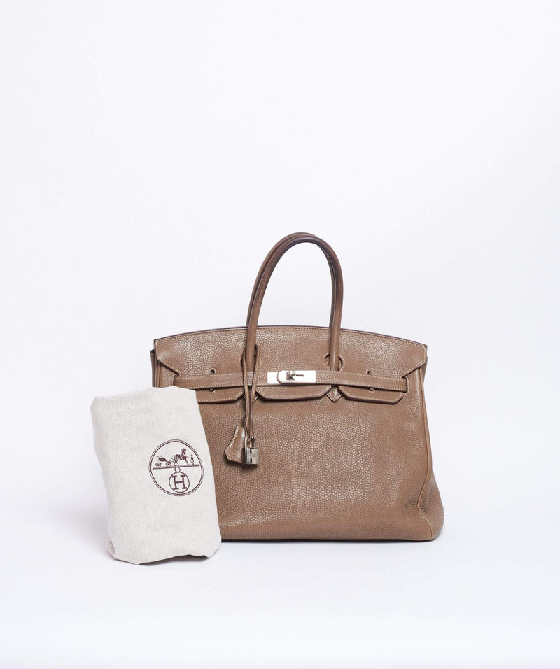 Hermès Birkin 35 Etoupe - Brand New!! - Designer WishBags
