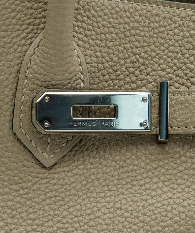 Hermes Birkin Bag 35cm Gris Tourterelle Togo Gold Hardware