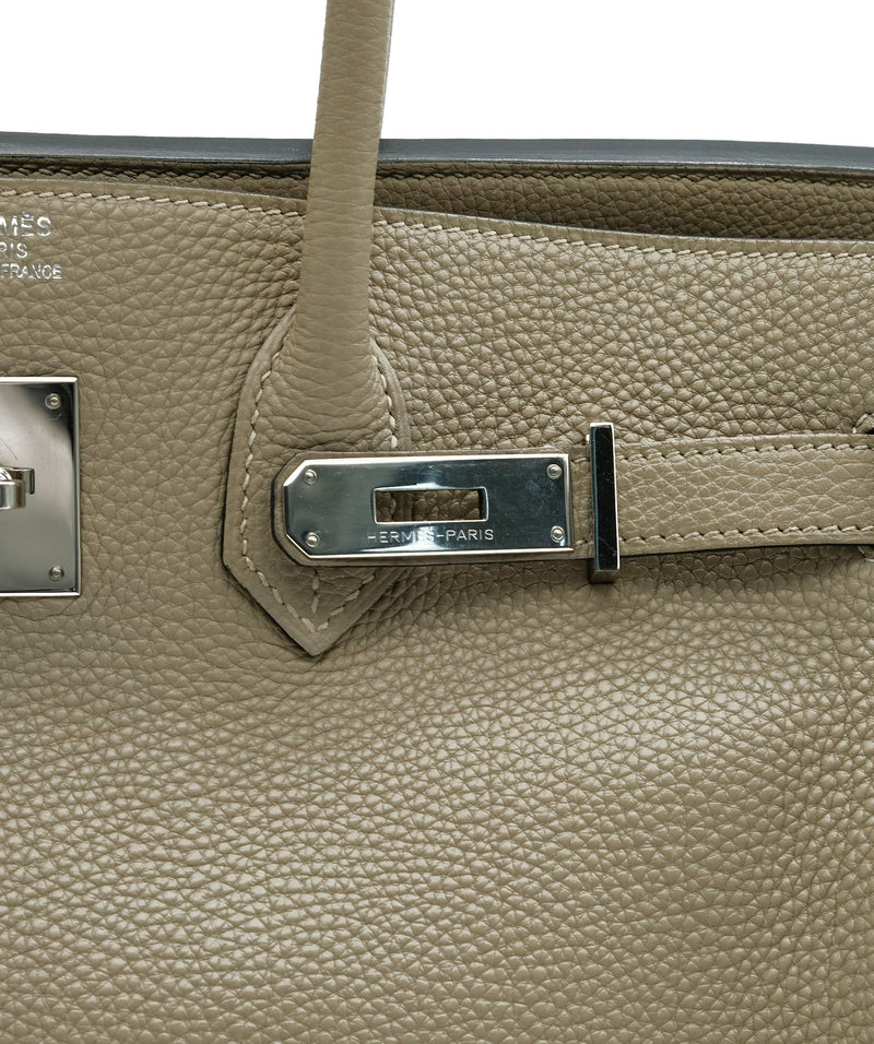 Hermes Birkin 35 Gris Tourterelle Etoupe Special Order Bag at