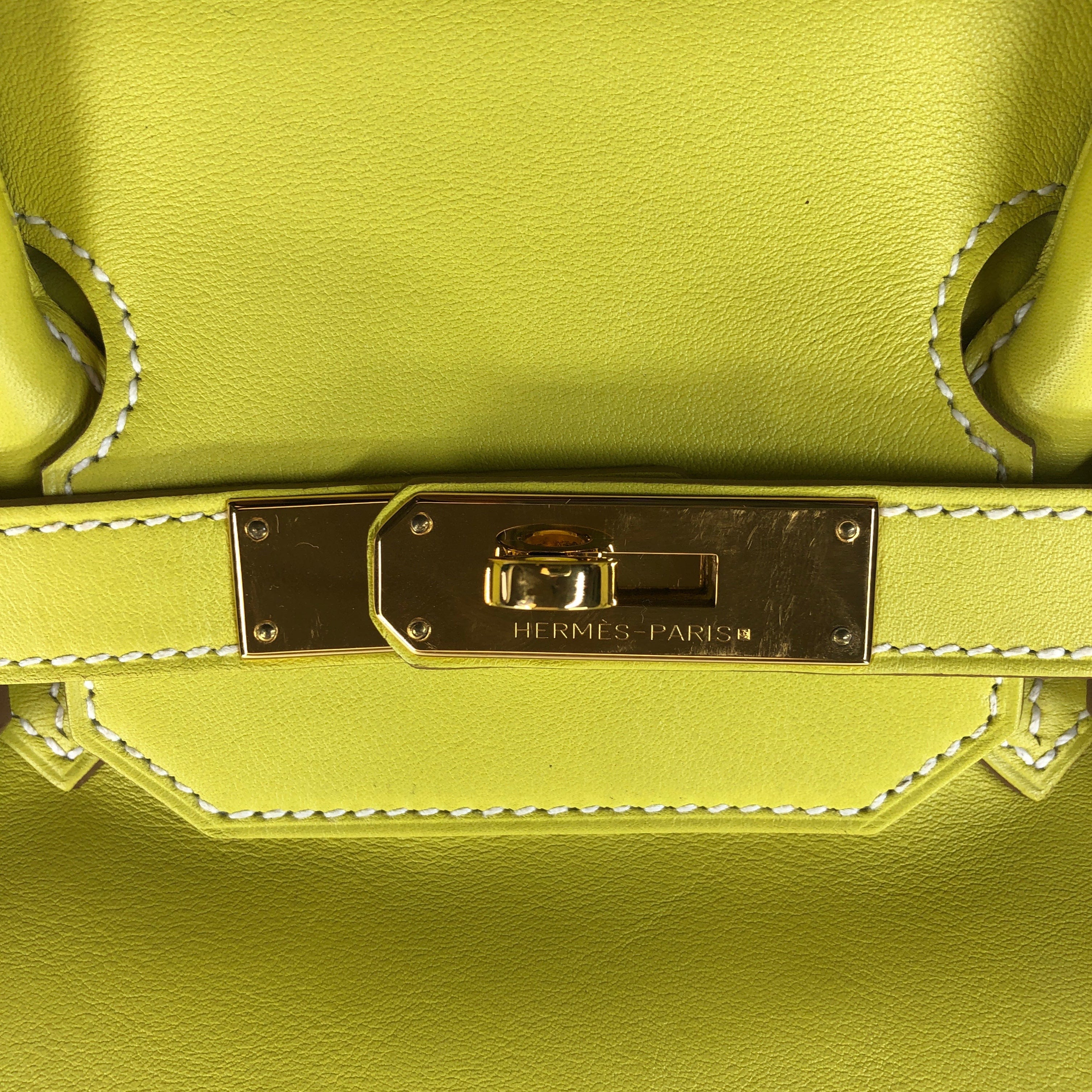 Hermès Hermes Birkin 35 Lime Veau Swift 4252376