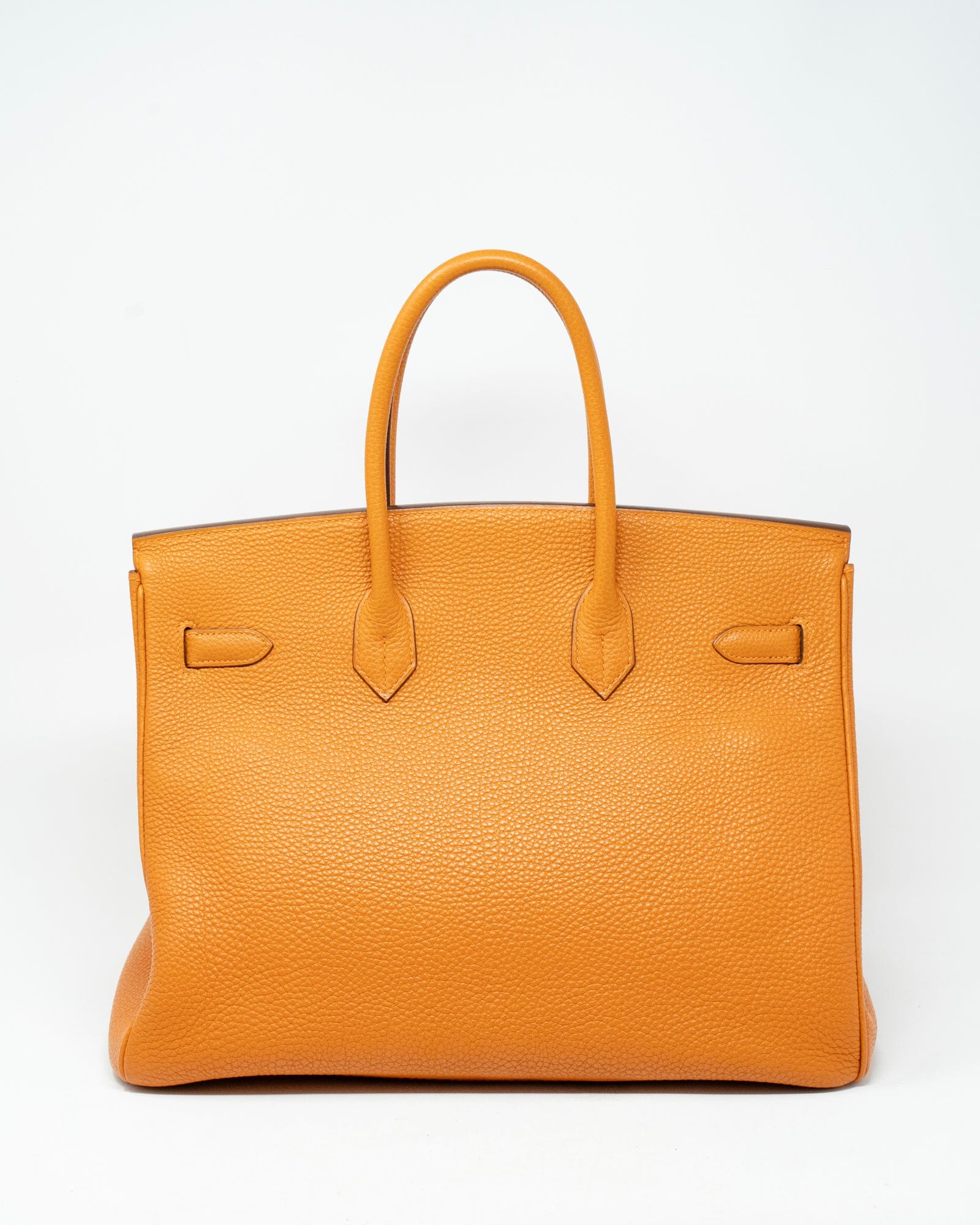 Hermès Hermès Birkin 35 Orange Veau Crispe ASL3181