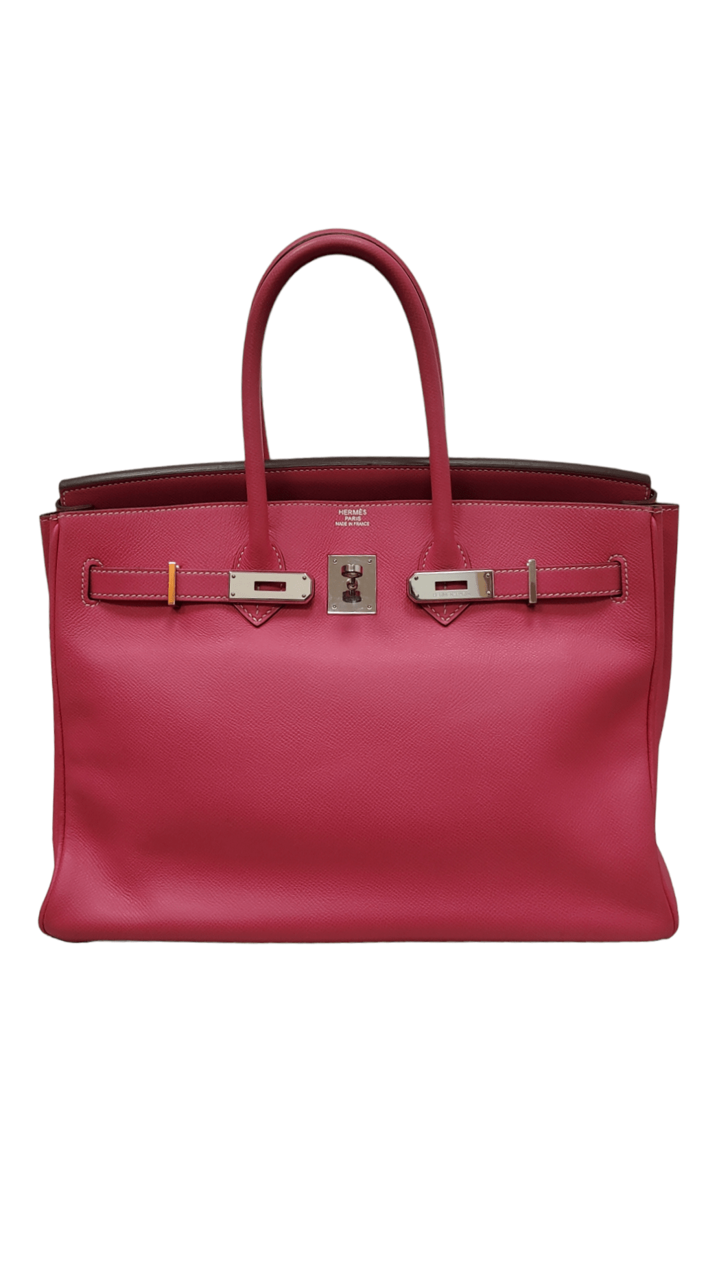 Hermès Hermes Birkin 35 Rose Tyrien Epsom PHW #O SKL1542