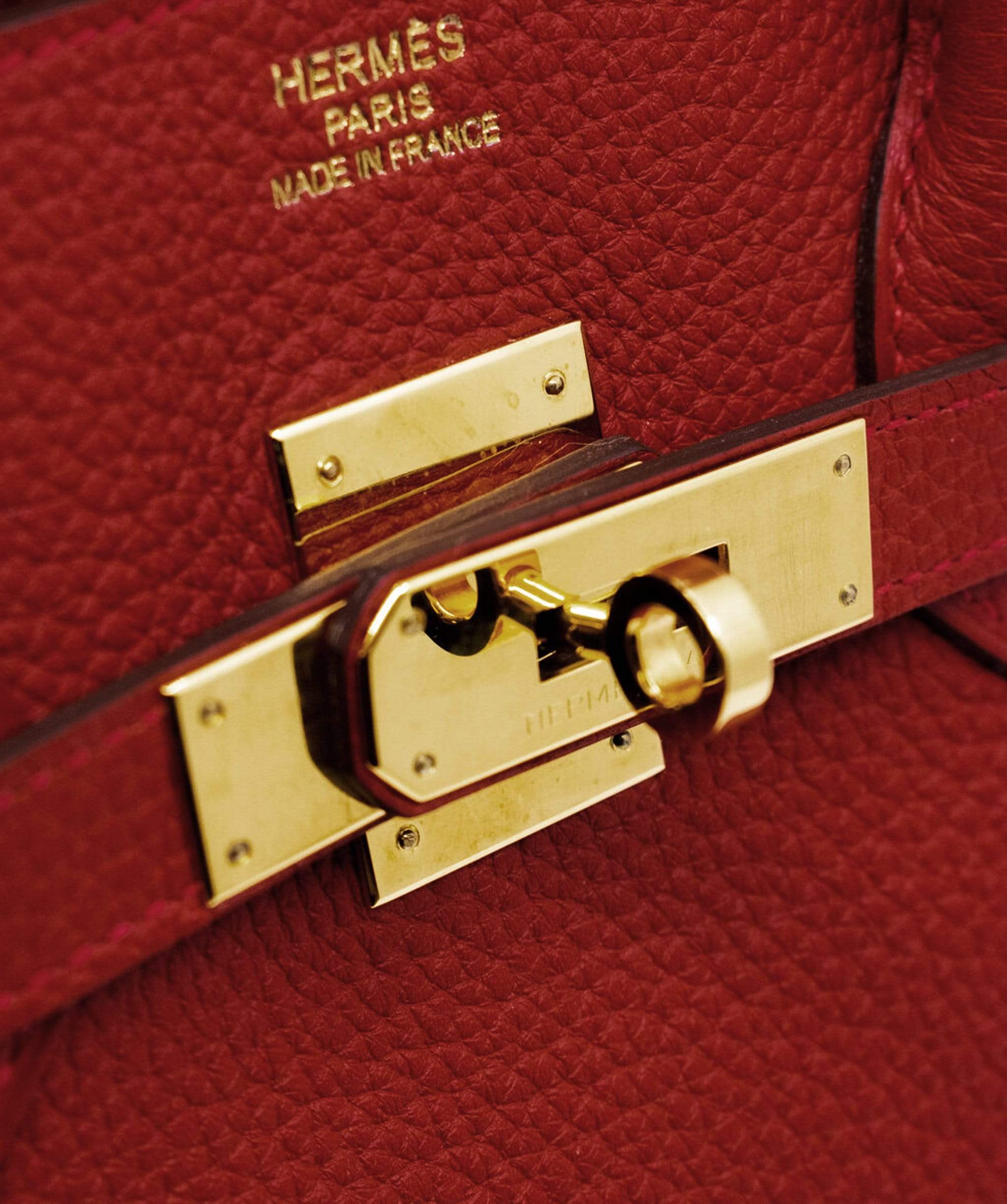 Hermès Hermes Birkin 35 Rouge Casaque RJC1108