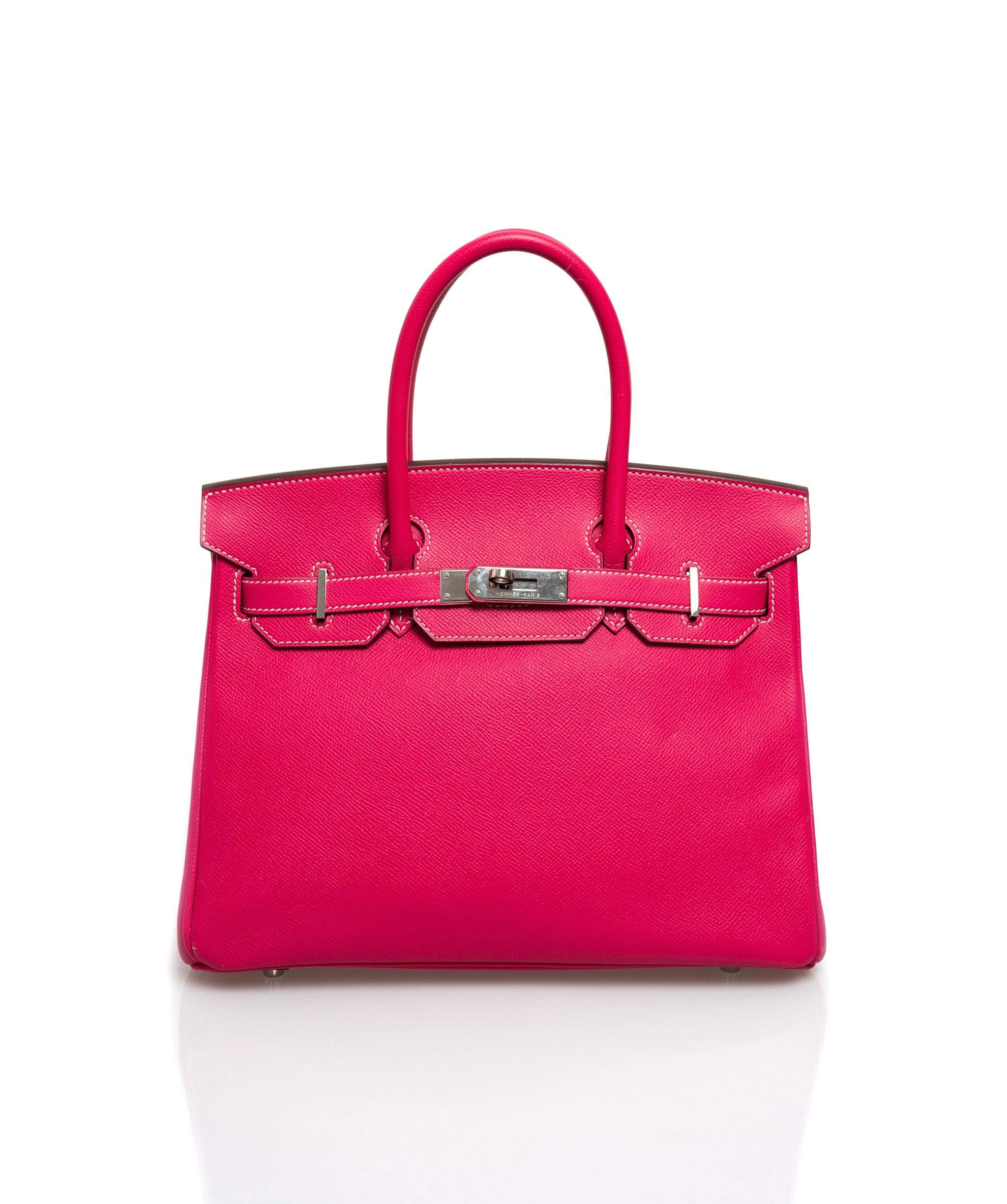 Hermès Hermes Birkin Epsom Leather Rose tyrien 30 - ADL1384