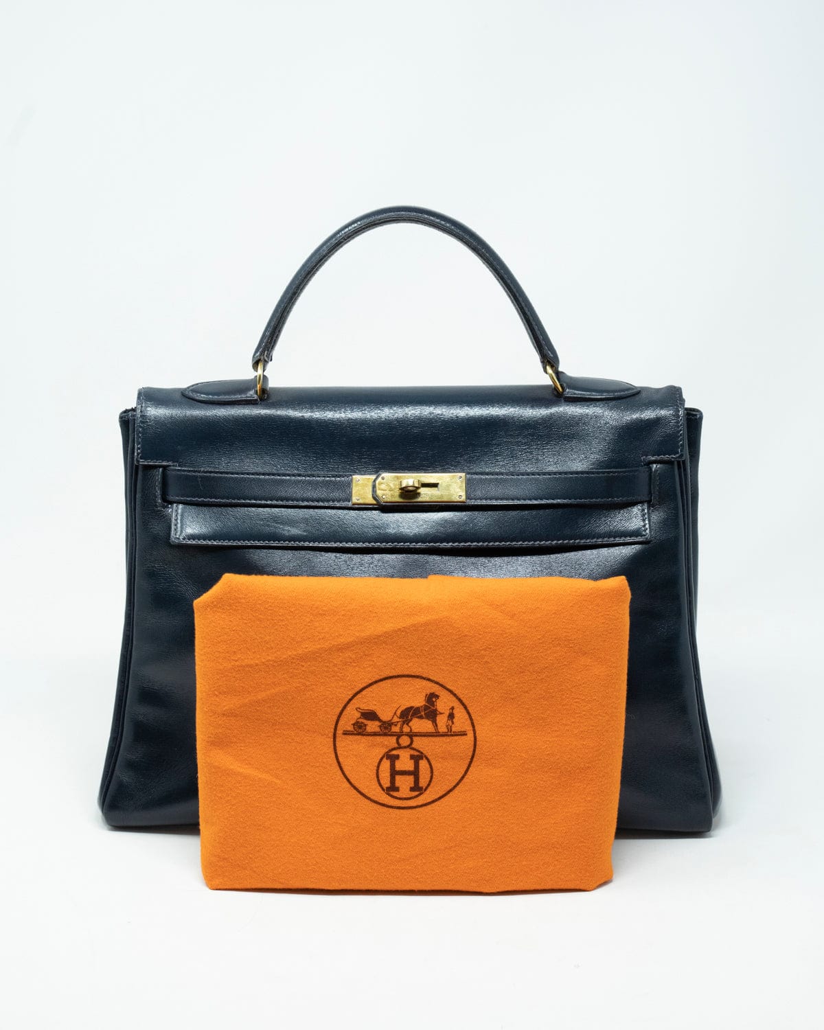 Hermes Hermes Black Box Leather 32 Kelly GHW - ALL0002