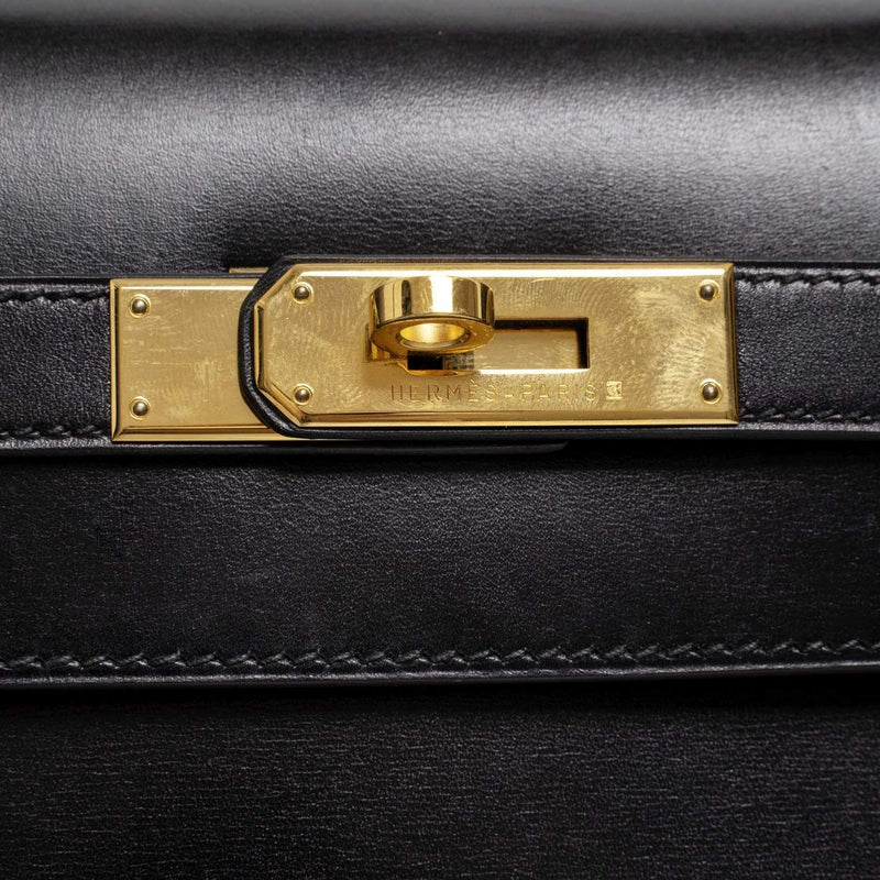 Hermes Kelly 32 Retourne Black Handbag RJC1129 – LuxuryPromise