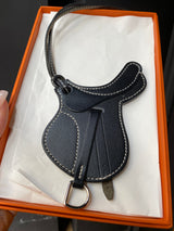 Hermès Hermès Black Saddle charm ASC1276