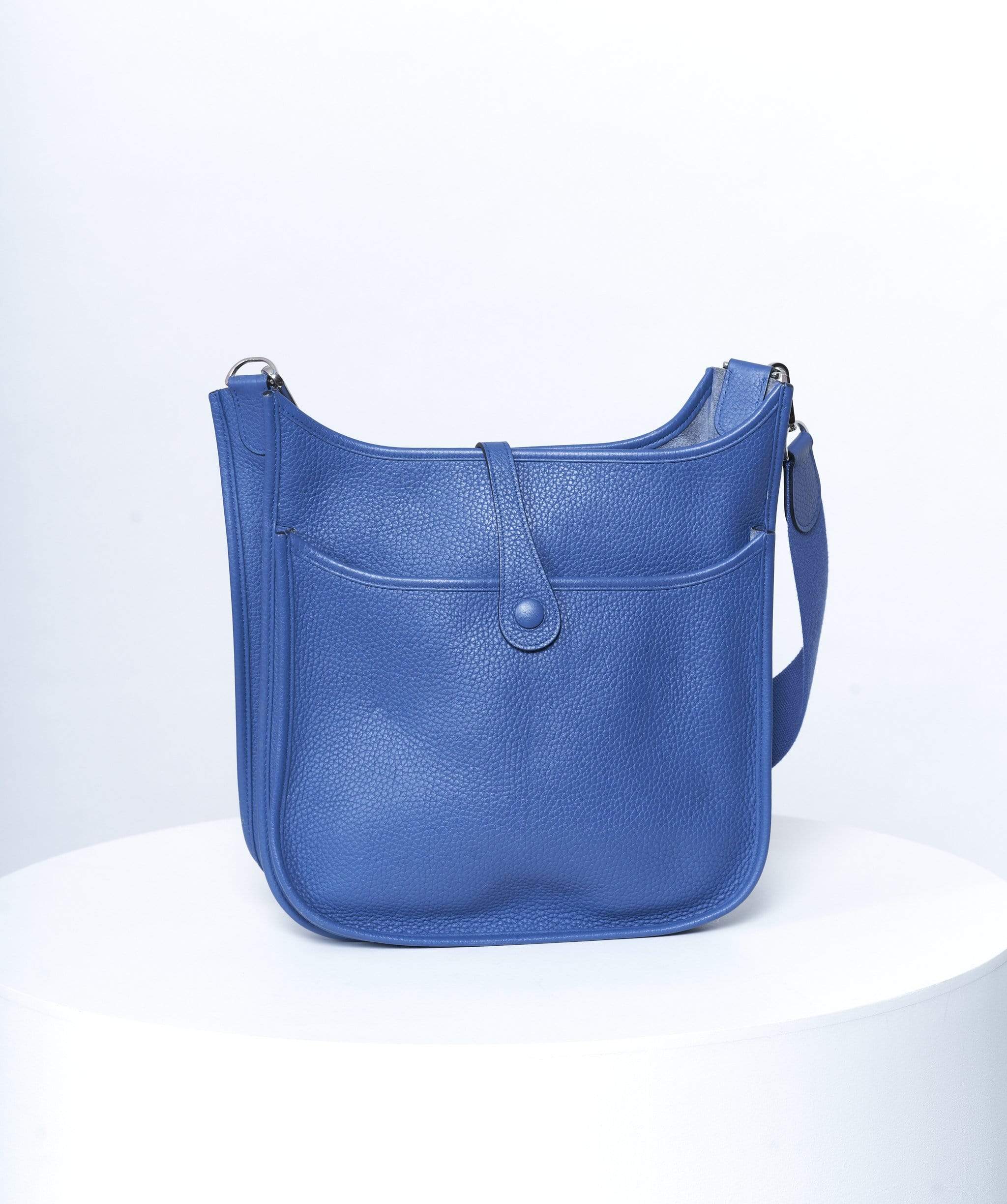 Hermès Hermes Blue Brighton PM Evelyne bag
