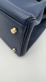 Hermès Hermès Blue Roy Kelly 35 Buffalo Leather PXL2494