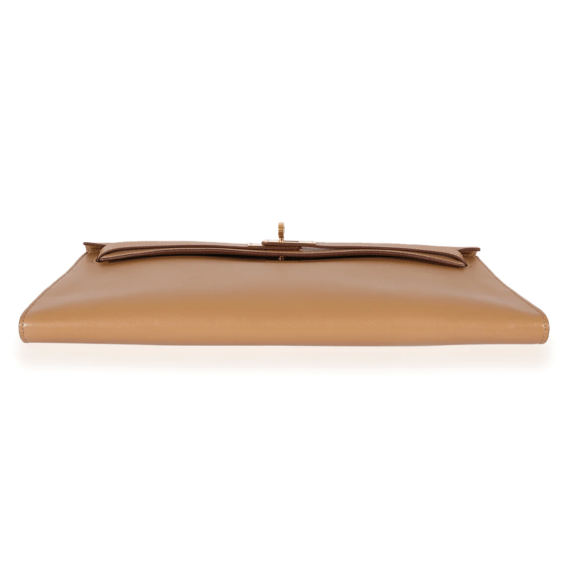 Hermès Kelly Cut Clutch Rouge Grenat Swift GHW - Klueles