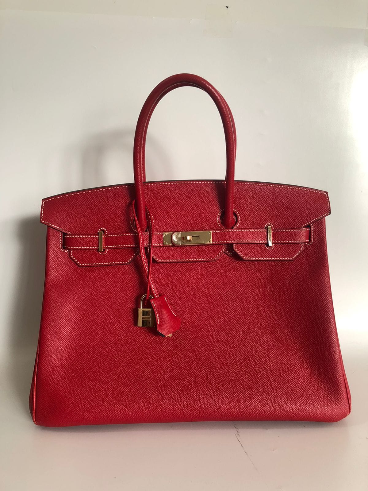 Hermès Hermes Candy Birkin 30 Epsom Thalahsa interior and Rouge Casaque with GHW ASL4434