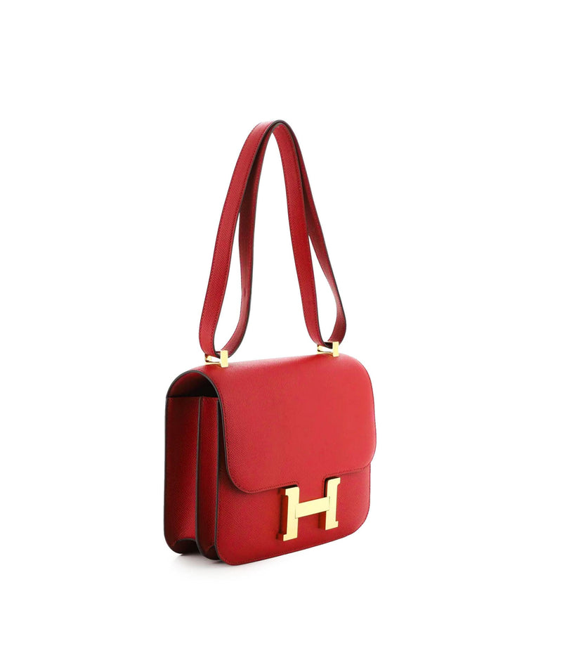Hermès Hermes Constance 24 Red Leather ref.241588 - Joli Closet
