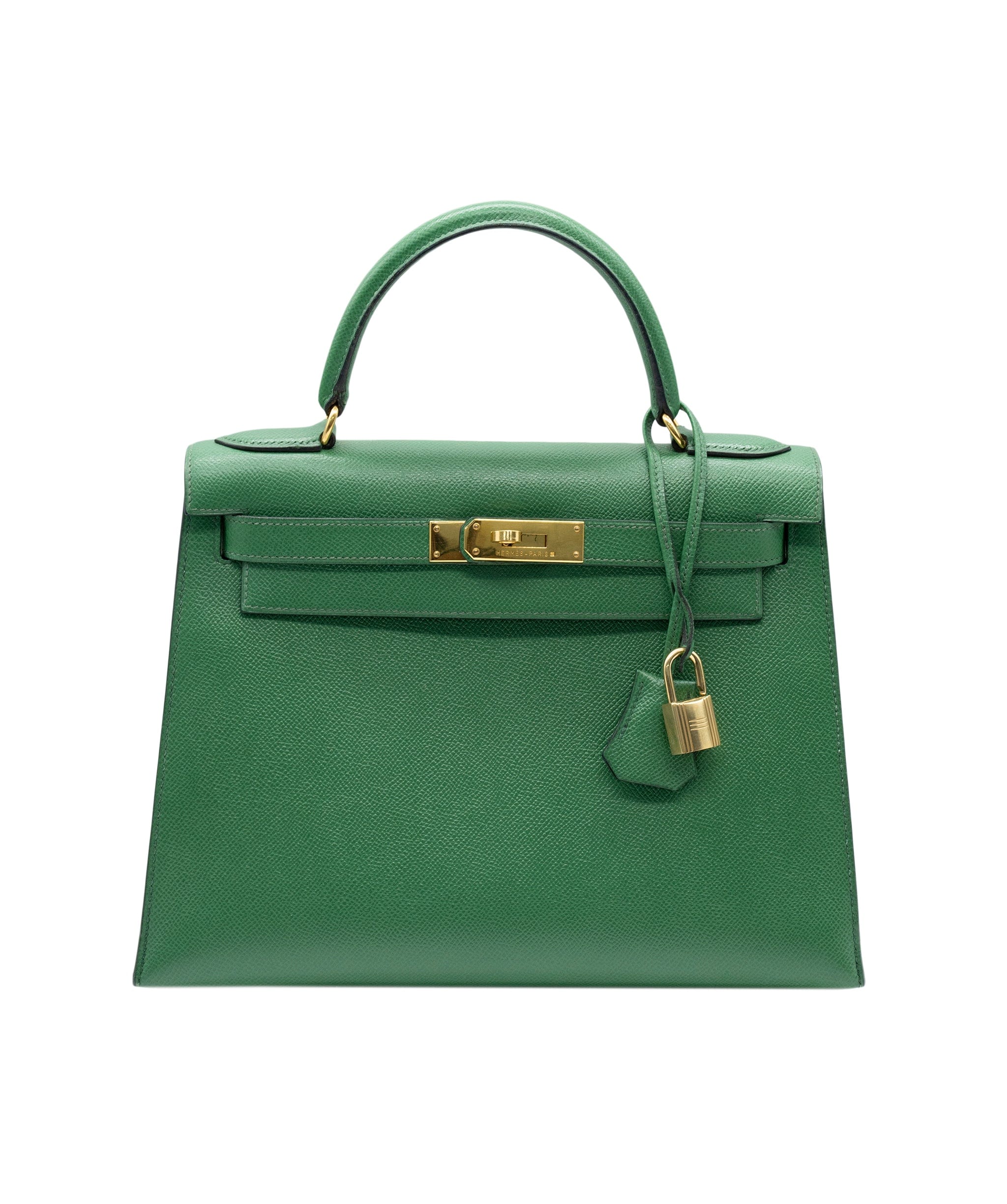 Hermès Hermes Epsom 28 Green Kelly with GHW - ASL5937