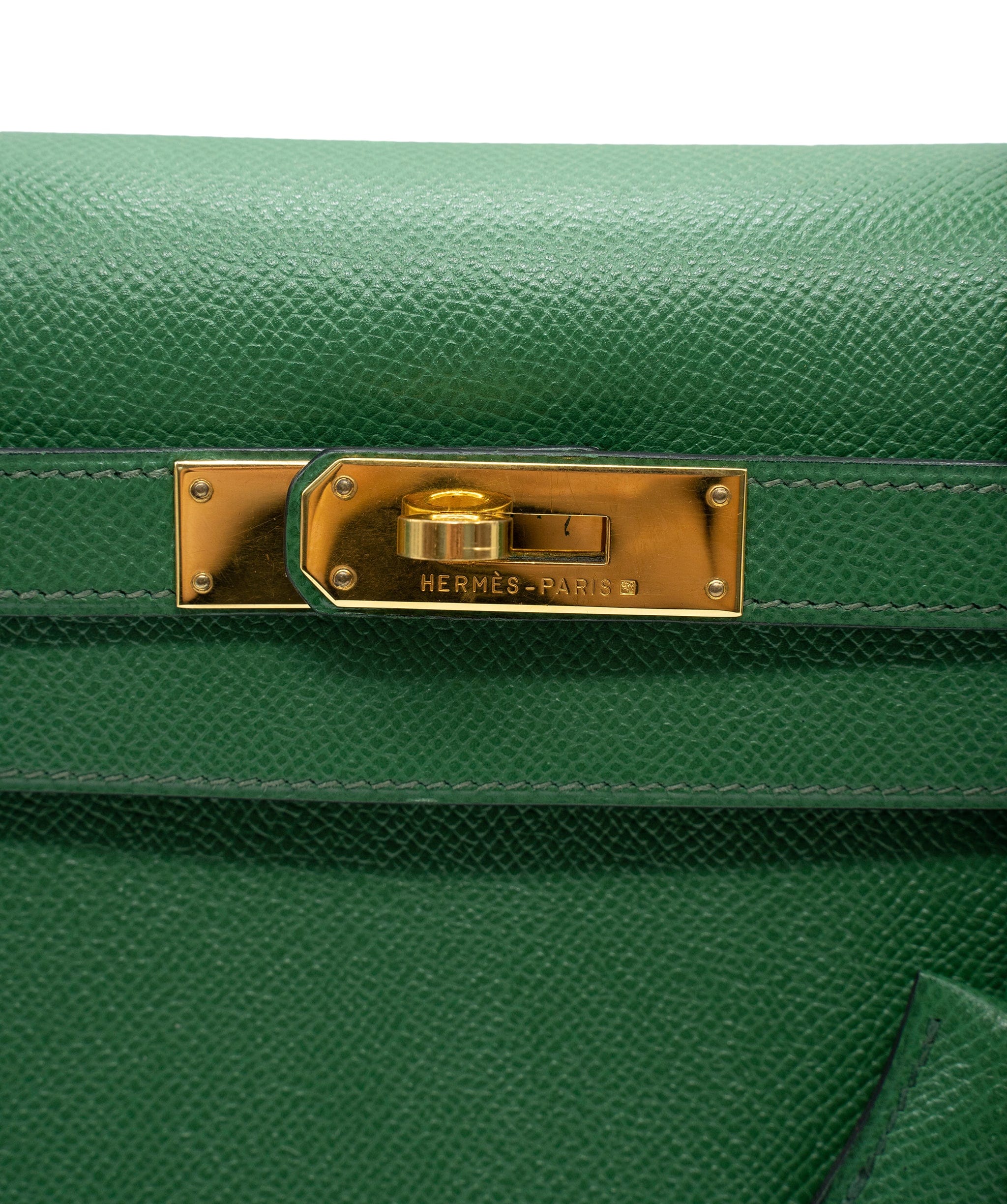 Hermès Hermes Epsom 28 Green Kelly with GHW - ASL5937