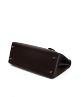 Hermès Hermes Epsom Chocolat Kelly 28cm Bag shw - ASL1536
