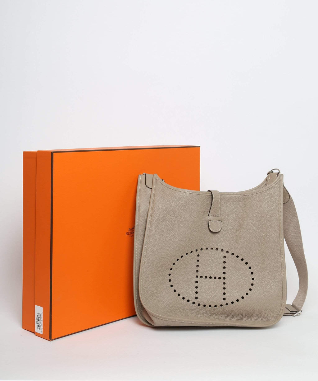 Hermes deals evelyne beige