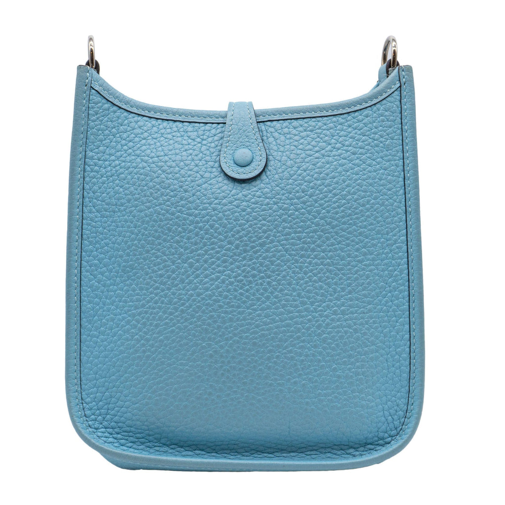 Hermès Evelyne Mini Clemence Bleu Lin - Kaialux