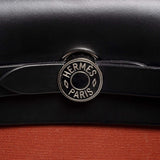 Hermès Hermes Herbag 31 Brick & Black With PHW - AGC1019